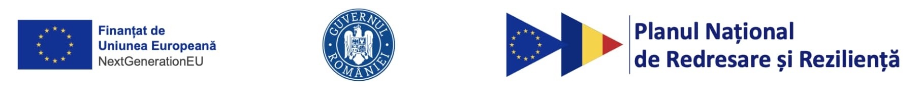 PNRR. Finanțat de Uniunea Europeană – UrmătoareaGenerațieUE.
